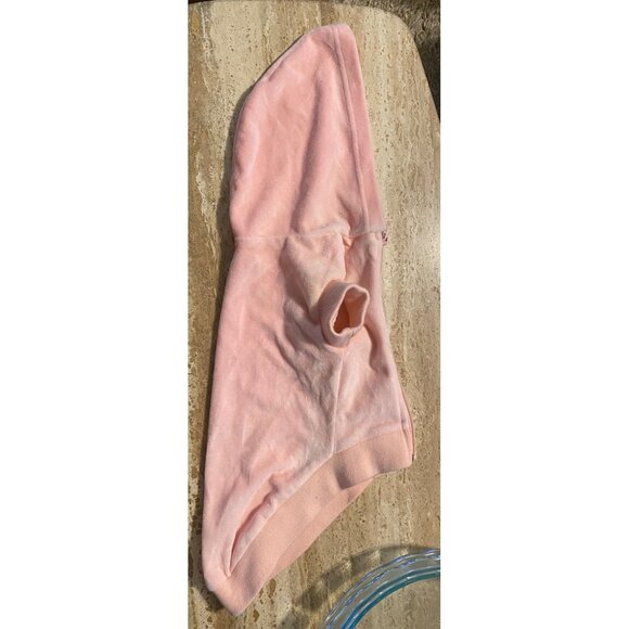 Dog Hoodie Sweater Pink Fleece Zip-Up With Hood For Pets Small S - Picture 2 of 3